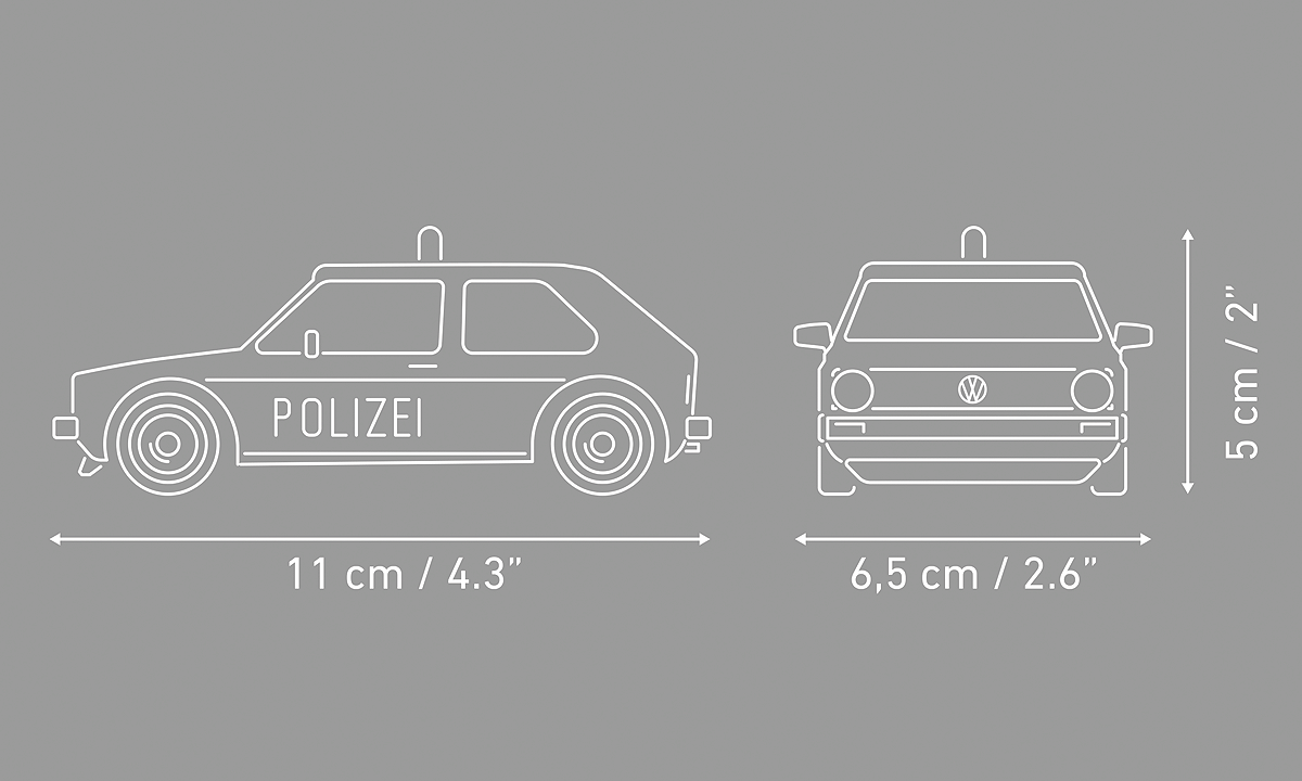 Volkswagen Golf (1974) Polizei - fot. 5